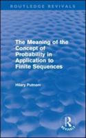 The Meaning of the Concept of Probability in Application to Finite Sequences