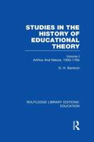 Studies in the History of Educational Theory