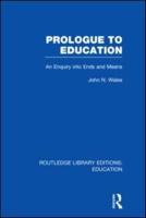 Prologue to Education