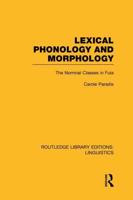 Lexical Phonology and Morphology