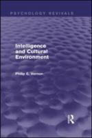 Intelligence and Cultural Environment