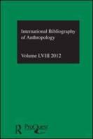 Anthropology. Volume 58 2012