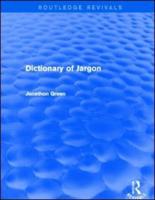 Dictionary of Jargon (Routledge Revivals)