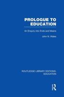 Prologue to Education (RLE Edu K)