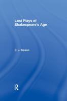 Lost Plays of Shakespeare S a Cb: Lost Plays Shakespeare