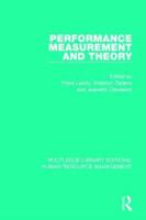 Performance Measurement and Theory