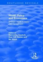 Health Policy and Economics