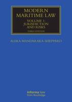 Modern Maritime Law. Volume 1 Jurisdiction and Risks