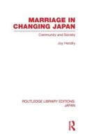 Marriage in Changing Japan