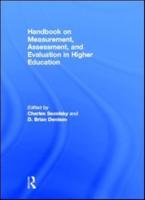 Handbook on Measurement, Assessment, and Evaluation in Higher Education