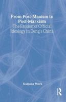 From Post-Maoism to Post-Marxism