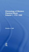 Chronology of Western Classical Music