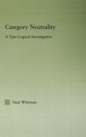 Category Neutrality : A Type-Logical Investigation
