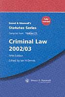 Criminal Law, 2002-2003