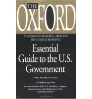 The Oxford Essential Guide to the U.S. Government