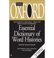 The Oxford Essential Dictionary of Word Histories