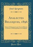 Analectes Belgiques, 1896