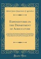 Expenditures in the Department of Agriculture