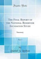 The Final Report of the National Reservoir Inundation Study, Vol. 1