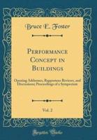 Performance Concept in Buildings, Vol. 2