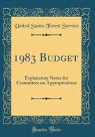 1983 Budget