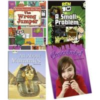 Learn to Read at Home With Bug Club Purple Pack (2 Fiction and 2 Non-Fiction)