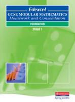 EDEXCEL GCSE Modular Maths Foundation Stage 1 Homework and Consolidation Book