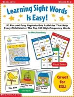 Learning Sight Words Is Easy!