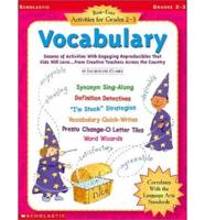 Best-Ever Activities for Grades 2-3 Vocabulary