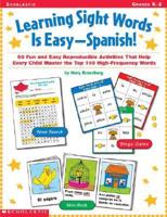 Learning Sight Words Is Easy - Spanish!