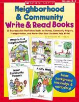 Neighborhood & Community Write & Read Books