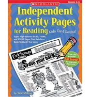 Independent Activity Pages Kids Can't Resist