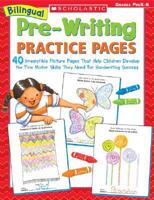 Bilingual Pre-Writing Practice Pages