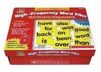 Literacy Manipulatives High-frequency Word Tiles Sight Words for Young Learners