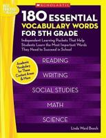 180 Essential Vocabulary Words for 5th Grade