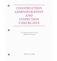 Construction Administration and Inspection Checklists