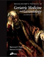 Brocklehurst's Textbook of Geriatric Medicine and Gerontology