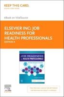 Job Readiness for Health Professionals - Elsevier Ebook on Vitalsource Retail Access Card