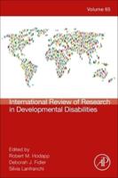 International Review of Research in Developmental Disabilities. Volume 64