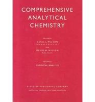 Comprehensive Analytical Chemistry. Vol 1.Pt.C