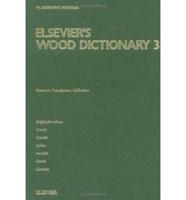 Elsevier's Wood Dictionary in Seven Languages
