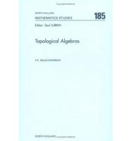 Topological Algebras