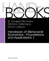 Handbook of Behavioral Economics