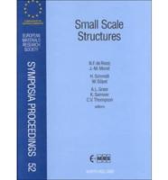 Small Scale Structures