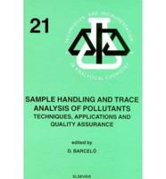 Sample Handling and Trace Analysis of Pollutants