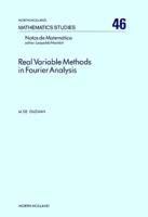 Real Variable Methods in Fourier Analysis
