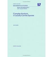 Complex Analysis in Locally Convex Spaces