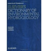 Elsevier's Dictionary of Environmental Hydrogeology