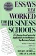 Essays That Worked Business Schools