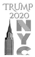 Trump-2020  Iconic  Chrysler Building  Sir Michael   designer   NYC  writing Drawing Journal.